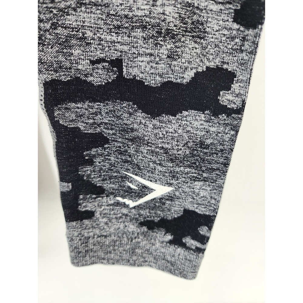 Gymshark Camo Seamless High Waisted Leggings Gray Camouflage Small - Picture 5 of 6